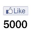 5000 likes for facebook page